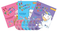 JY Phonics Kids Set 4,5,6권 (Book:3+CD:6)