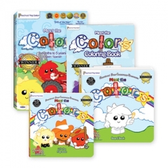 Preschool Prep Colors 프리스쿨프랩 컬러스 (보드북1권+플랩북1권+컬러링북1권+DVD1장)