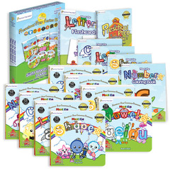 Preschool Prep Pack 프리스쿨프랩 패키지 (보드북4권+플랩북4권+컬러링북4권+플래시카드+DVD4장+워크북1권)