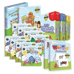 Ultimate Preschool Prep Pack 프리스쿨프랩 얼티메이트 패키지 (리더스북3권+보드북4권+플랩북4권+컬러링북5권+플래시카드2팩+DVD7장+워크북1권)