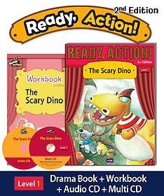 Ready Action 1: The Scary Dino (Student Book+Workbook+Audio CD+Multi-CD/ 2nd Ed.)