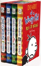 Diary of a Wimpy Kid #1-4 Box Set (Paperback: 4)