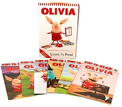 Olivia Loves to Read (Paperback:6/ Box Edition)