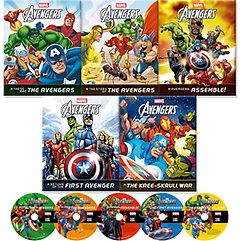 Mavel Avengers Picture Storybook 마블 어벤져스 픽쳐스토리북 5종 세트 (Book:5+CD:5)