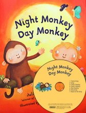 Night Monkey Day Monkey (Paperback+CD:1)