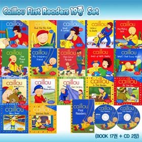 [까이유]Caillou First Readers 19종 세트 (Book: 17+ Audio CD: 2)