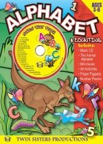 [사용안함]Alphabet & Counting for Ages 3-6 : Workbook & Cd Set (Paperback)