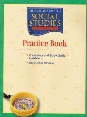 Houghton Mifflin Social Studies Practice Book Grade 1 : School and Family (Paperback)