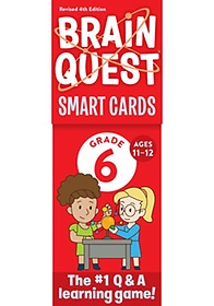 <font title="Brain Quest 6th Grade Smart Cards Revised 4th Edition">Brain Quest 6th Grade Smart Cards Revise...</font>