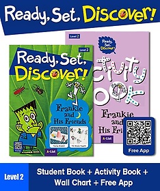 <font title="Ready, Set, Discover! Level 2: Frankie and his Friends SB+AB+Wall Chart (with App)">Ready, Set, Discover! Level 2: Frankie a...</font>
