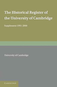 <font title="The Historical Register of the University of Cambridge">The Historical Register of the Universit...</font>