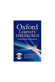 OXFORD LEARNER S THESAURUS A DICTIONARY OF SYNONYMS