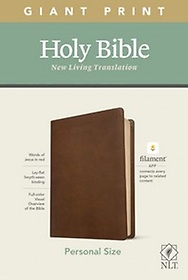 <font title="NLT Personal Size Giant Print Bible, Filament Enabled Edition (Red Letter, Leatherlike, Rustic Brown">NLT Personal Size Giant Print Bible, Fil...</font>