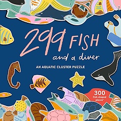 <font title="299 Fish (and a Diver) 300 Piece Puzzle: An Aquatic Cluster Puzzle">299 Fish (and a Diver) 300 Piece Puzzle:...</font>