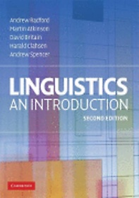 Linguistics: An Introduction, 2/E
