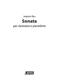 Sonata: per clarinetto e pianoforte