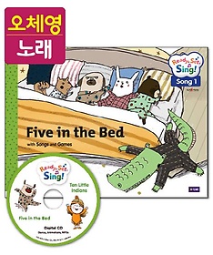 Ready,Set,Sing! Number: Five in the Bed / Ten Little Indians(SB+Digital CD+AB+Saypen Sticker+Template)