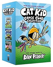 <font title="The Cat Kid Comic Club Collection: From the Creator of Dog Man (1-3 Boxed Set)">The Cat Kid Comic Club Collection: From ...</font>