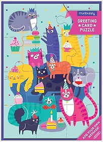 <font title="Mudpuppy Cat Party Greeting Card Puzzle (12 Pieces)">Mudpuppy Cat Party Greeting Card Puzzle ...</font>