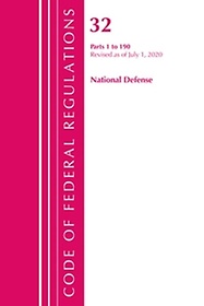 <font title="Code of Federal Regulations, Title 32 National Defense 1-190, Revised as of July 1, 2020">Code of Federal Regulations, Title 32 Na...</font>