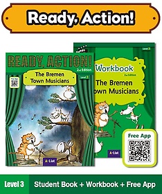 <font title="Ready Action Level 3: The Bremen Town Musicians SB+WB (with QR)">Ready Action Level 3: The Bremen Town Mu...</font>