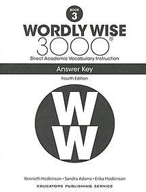 <font title="Wordly Wise 3000: Book 3 Answer Key (4/E)">Wordly Wise 3000: Book 3 Answer Key (4/E...</font>