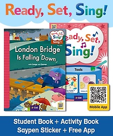 <font title="Pack-Ready, Set, Sing! Tools: London Bridge is Falling Down SB+WB (with App, Work Book, Saypen Sticker, Template)">Pack-Ready, Set, Sing! Tools: London Bri...</font>