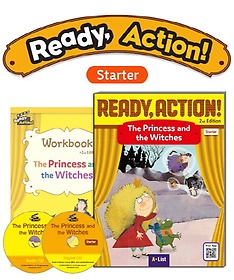 <font title="Pack-Ready Action 2E(Starter): The Princess and the Witches(SB with CDs +WB)">Pack-Ready Action 2E(Starter): The Princ...</font>
