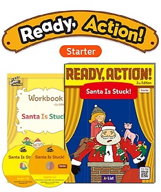 Pack-Ready Action 2E (Starter): Santa Is Stuck!(SB with CDs +WB)
