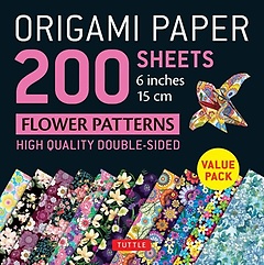 <font title="Origami Paper 200 Sheets Flower Patterns 6