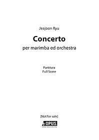 Concerto: per marimba ed orchestra