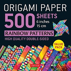<font title="Origami Paper 500 Sheets Rainbow Patterns 6