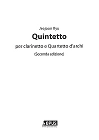 <font title="Quintetto: per clarinetto e Quartetto d