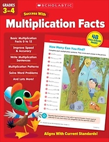 <font title="Scholastic Success with Multiplication Facts Grades 3-4">Scholastic Success with Multiplication F...</font>